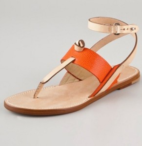 RagandBoneTangerineSandal