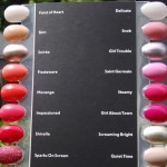 MAC Nail Lacquers Swatches
