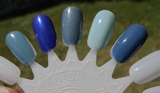 Blue Nail Polish Swatches