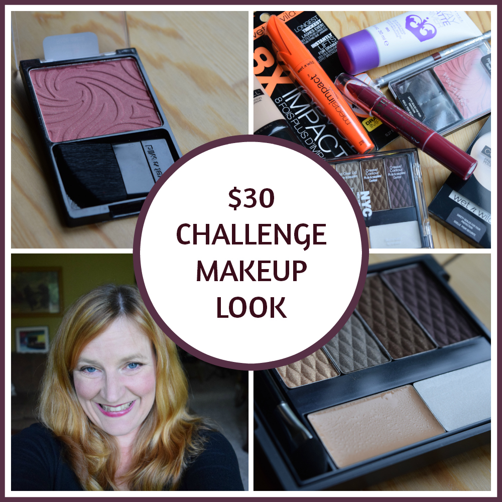 Thirty Dollar Challenge Makeup Look