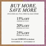 Big Shop Bop Sale Now Through November 30!