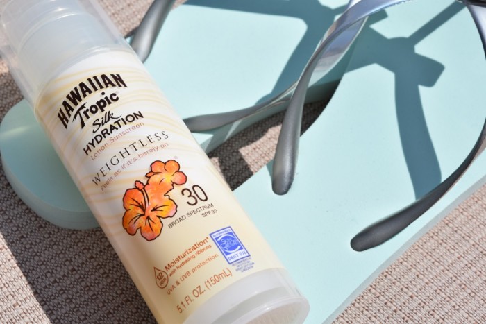 flip flops and sunscreen