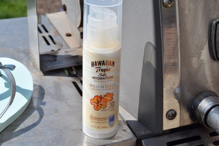 grilling and sunscreen