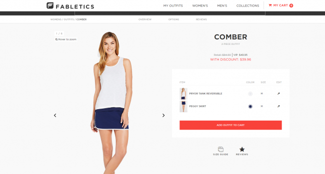 fabletics comber outfit