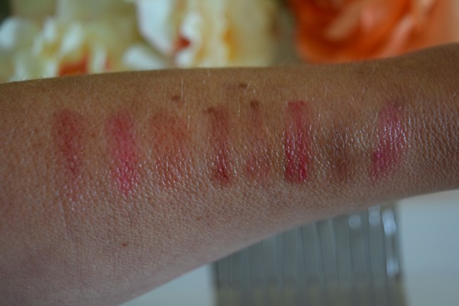 lancome juicy shaker lip oil swatches